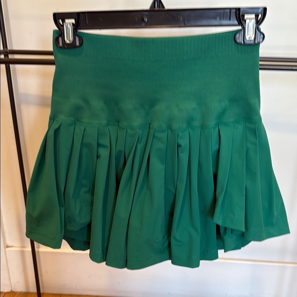 Wilson Green Bubble Mini Skirt Resort Wear